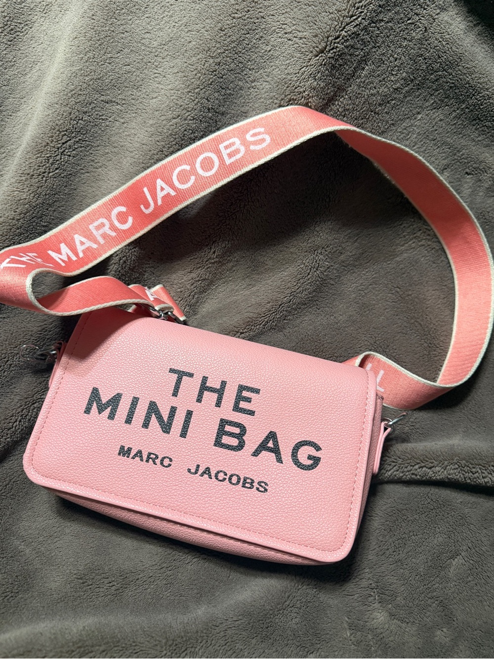 Marc Jacobs Pink/coral Mini Bag with Branded Strap